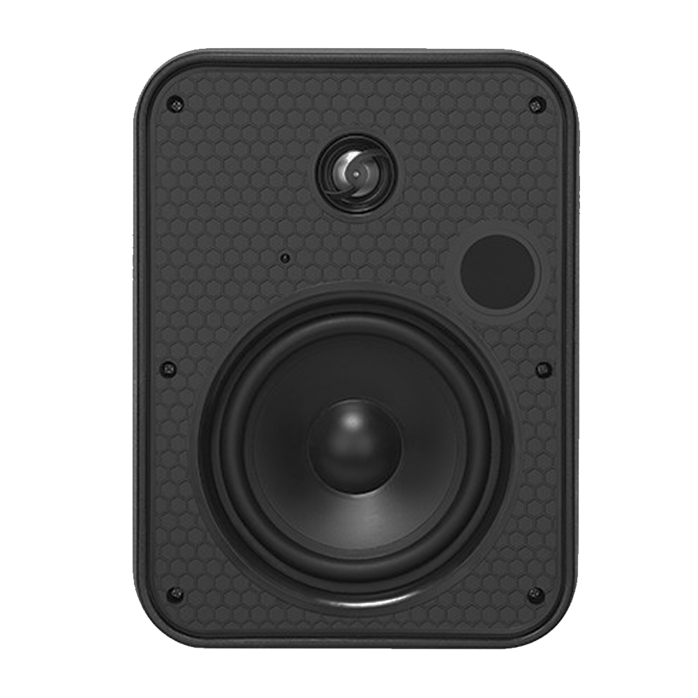 HF-IO6PT: 6.5 Inch Indoor/Outdoor Wall Mounted Speaker (Single) - 70V - 120W Max - IP65 Rated - Black